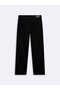 Wanda Mid Slim Fit Mid Waist Black Jean Pants - 2