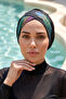 Cross and Gathered Sea Bone 1009-13 Black - 3