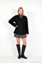Cotton Double-Breasted Collar Side Tie Detailed Cashmere Coat Women's Cashmere Coat 681527 - 2