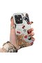 Oppo A3/A3X 4G/5G Compatible Leopard Pattern Cheetah Red Lip Cherry Mix Phone Case