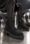 Plush Fur Lined Inside, Lace-Up and Zippered, Thick Sole Women's Daily Boots - 7