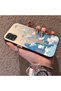 Samsung Galaxy A31 Compatible Submarine World Cartoon Cat Printed Phone Case Shock Absorption - 2