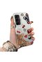 Samsung Galaxy A55 Compatible Leopard Pattern Cheetah Red Lip Cherry Mix Phone Case