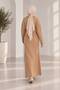 Women's polo collar knitted dress - 3