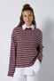 Striped oversize t-shirt 32066 - 2