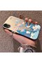 iPhone Xr Compatible Submarine World Cartoon Cat Printed Phone Case Shock Absorption - 2