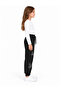 11509-26 Girls' Butterfly Printed Elastic Lace-Up Comfortable Fit Jogger Pants - 3