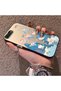 iPhone 7 Plus/8 Plus Compatible Submarine World Cartoon Cat Printed Phone Case Shock Absorption - 2