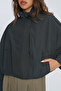 Women's Stand Collar Plaid Patterned Zippered Jacket - 2
