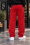 Men's Mini Lightning Motif Printed Casual Sweatpants - Loose Fit Comfortable Cut Two-Thread Sports Trousers - 2