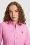 Women's Pink Long Sleeve Basic Shirt 50320186-Vr041 - 2