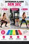 5-Piece Exercise Resistance Band Set Pilates Fitness Yoga Sports Rubber Home Training & Exercise Equipment - 6