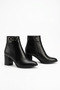 Sonmer Infinity Buckle Stoned Women's Heeled Boots Black Skin - 2