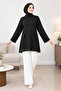 Sequin Embellished, Detailed Accessory, Suitable for Sizes 36-48, 85cm Length, Casual Evening Dress Tunic. - 6
