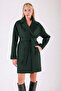 Green Oversize Cashmere Coat - 2