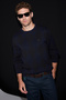 Men's Navy Blue Sweater 50327347-Vr033