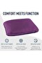 Foam Core Pillow, Regular, Navy Blue - 5