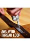 Rebar Multi-Tool - 17 All-Tools for DIY & Camping, Black Stainless Steel, Brown - 8