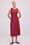 Sleeveless Bicycle Neck Lining Dress - 2