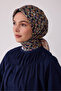 Geometric Pattern 100% Twill Silk Scarf Be03-83