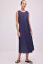 Sleeveless Bicycle Neck Lining Dress