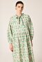 Patterned Linen Dress