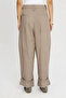 Women's Double-Legged Pleated Relaxed Fit Pants - 4