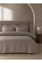 Nova Embroidered Cotton Satin Double Duvet Cover Set