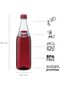 Fresco Twist & Go Water Bottle 0.7L Burgundy Red – Two-Way Leakproof Lid For Easy Filling And Cleaning - Carbonated Beverage Friendly - Bpa-Free - Smooth Drinking Spout - Dishwasher Safe - 2