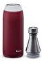 fresco thermavac stainless steel water bottle, burgundy red, 0.6l - 5