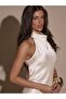 Rochie maxi, crem - M - 4