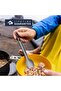 2-Piece Ultralight Cutlery Set, Spork and Knife, Aluminum, Camping Utensil Set, Cutlery - 7