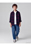 Esvab • Modern & Distinctive Checkered Embroidered Gabardine Boys' Shirt - 2