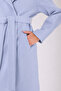 Light Blue Oversize Cashmere Coat - 6