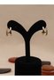 Premium Double-Looking Ring Zircon Stone Xuping Steel Earrings, Non-Tarnishing Steel Earrings - 3