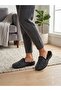 Women's Leopard Patterned Fabric Comfortable House Slippers - 2