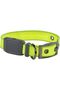 NiteDog Rechargeable LED Collar, USB Light Up Dog Collar w/ Metal Buckle, Water Resistant, Lime - 2