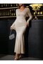 Rochie maxi, auriu - M - 6