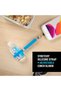 Hitch Phone Anchor + Stretch Strap, Adjustable Lanyard Clips to Phone, Cinch Earbuds Case/Hand Sanitizer/Lip Balm/Sunglasses, Blue - 3