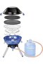 2000W Party Grill 400 All-in-One Camping BBQ, 36 cm x 42 cm Size, Blue/Black/Silver