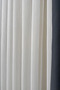 1-2 Sparse Pleated Single Pasta Model Striped Off-White Tulle Curtain - 6