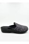 Women's Leopard Patterned Fabric Comfortable House Slippers