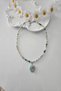 Certified 4 mm Amazonite, Heart Natural Stone Necklace