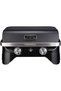 Attitude 2100 Lx, Portable Table Top, 2 Steel Burners, 5 Kw Power, Camping Gas Barbecue With Lid, Thermometer, Grill Grid And Plancha, Black"Min 1 year manufacturer "