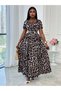 Rochie maxi, mix de culori - S - 7