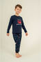 Boy's Long Sleeve Pajama Set (with Socks as a Gift)