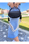 Women's Oval Gold Detailed Hand and Shoulder Bag - 2