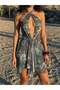 Rochie mini, mix de culori - S - 2
