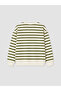 Khaki Striped Boys' Tracksuit Set - 4