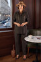 Brown Kupra Pants and Shirt Double Set - 5